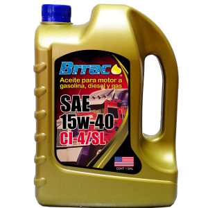 Aceite Brraco 15W-40, 4LT