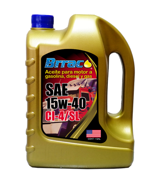 Aceite Brraco 15W-40, 4LT