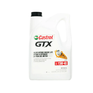 Aceite Castrol GTX 15W-40, 4LT