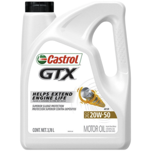 Aceite Castrol GTX 20W-50, 4LT